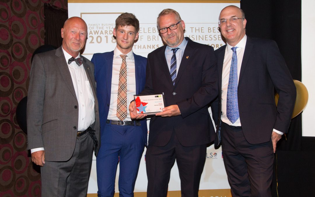 Luxury bed maker Harrison Spinks has been awarded two prestigious family business of the year awards