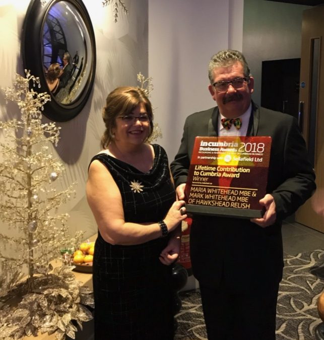 Cumbrian food producer collects life-time contribution award