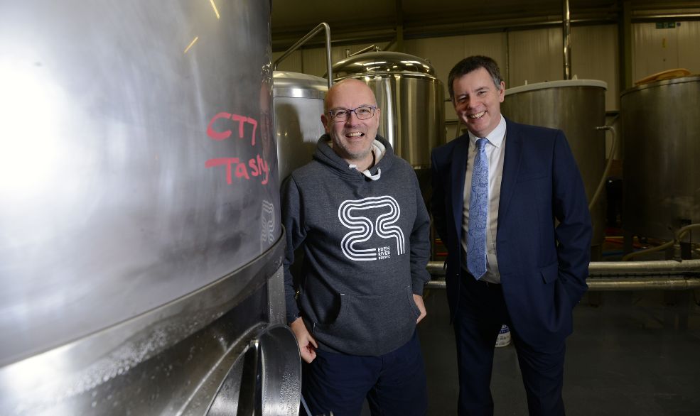 Brewery chief raises a glass as he celebrates quadruple business success