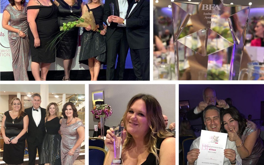 Bolton based floristry family business scoops award for second year at leading industry awards