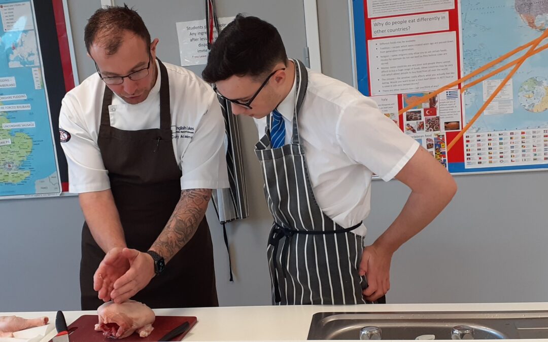Windermere chef heads North to equip Carlisle pupils with culinary skills