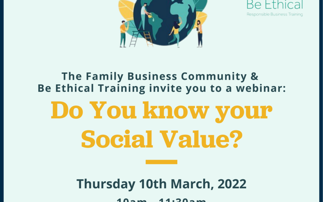 Do you know the social value of your business?